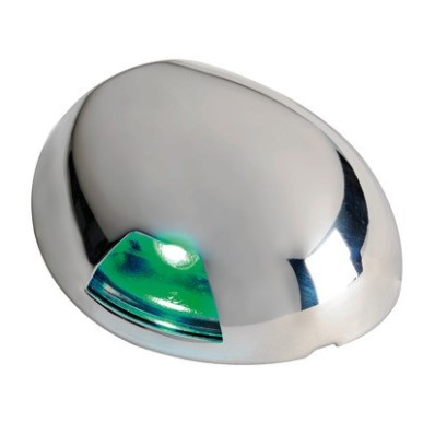 Feu de navigation à led Sea-Dog Tribord couleur vert 112,5° en inox - Osculati 11.050.02 - EAN-13 8033137038327