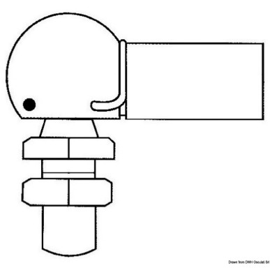 Boule acier pour montage de ressorts à gaz | EAN 8033137224881 Ref 38.012.00