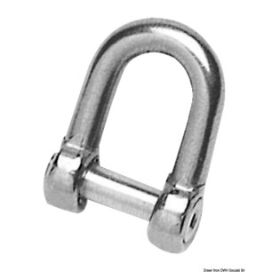 Manille ancres AISI 316 10 mm | EAN 8033137064654 Ref 01.080.10