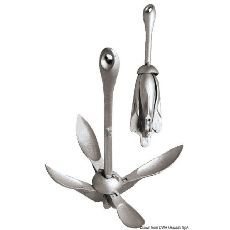 Ancre grappin 8 kg | EAN 8033137065286 Ref 01.139.08