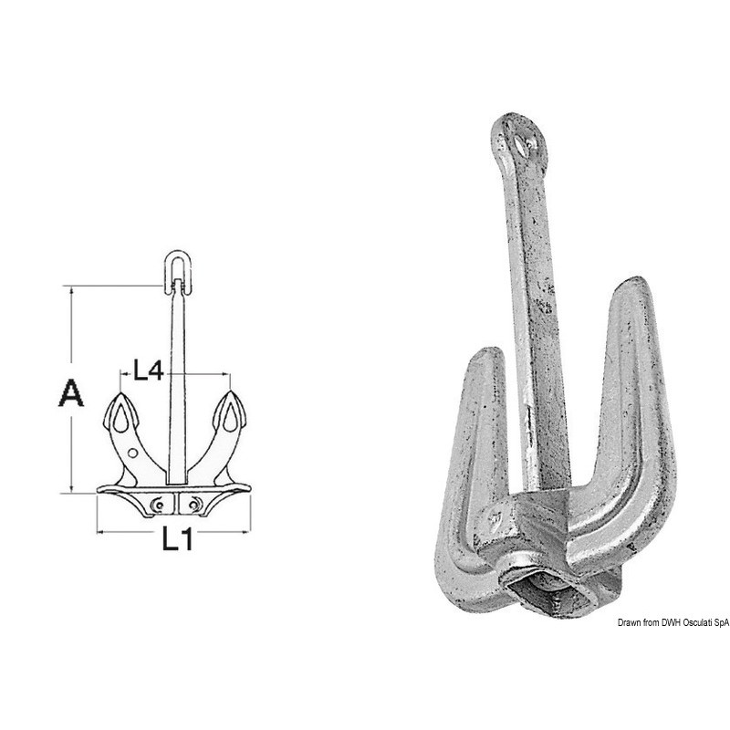 
Ancre Hall 4 kg 
