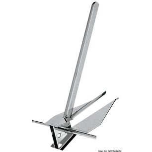 Ancre Danforth inox 15 kg | EAN 8033137065620 Ref 01.146.15
