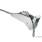 
Davier  bascule lourd en acier inox poli 15 kg 
