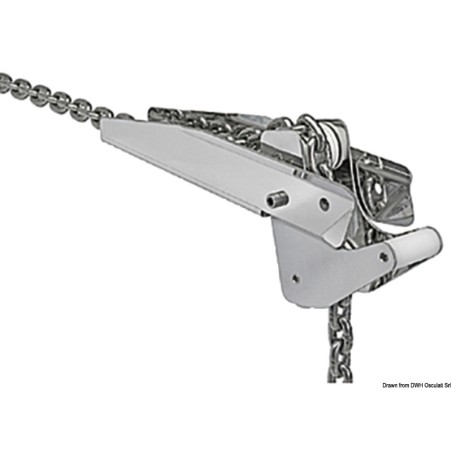 Davier bascule léger acier inox poli 15 kg 400mm | EAN 8033137198014 Ref 01.333.11