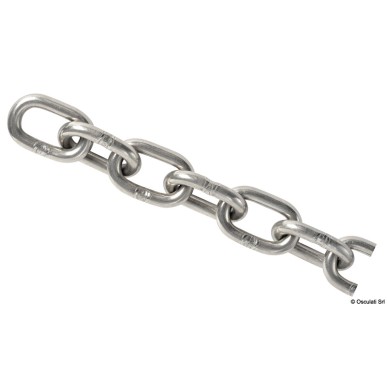 Chaîne inox ä maille liège 6 mm x 50 m | EAN 8033137066863 Ref 01.374.06-050