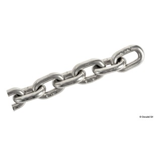 Chaîne inox calibrée 10 mm x 50 m | EAN 8033137066986 Ref 01.375.10-050