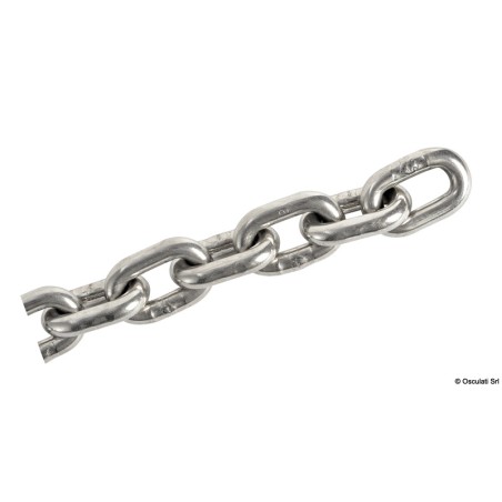 Chaîne inox calibrée 10 mm x 100 m | EAN 8033137067006 Ref 01.375.10-100