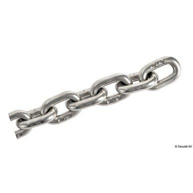 Chaîne inox calibrée 10 mm x 150 m | EAN 8033137067013 Ref 01.375.10-150