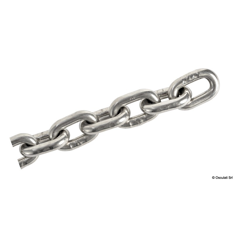 
Chaîne inox calibrée 12 mm x 100 m 
