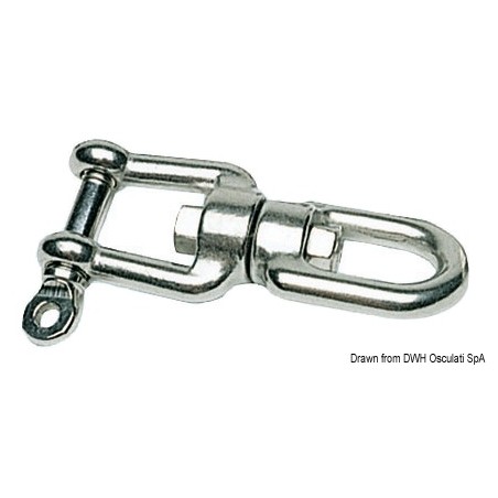 Emerillon œil-manille AISI 316 10 mm | EAN 8033137067136 Ref 01.428.02