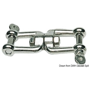 Emerillon manille-manille AISI 316 10 mm | EAN 8033137067198 Ref 01.429.02