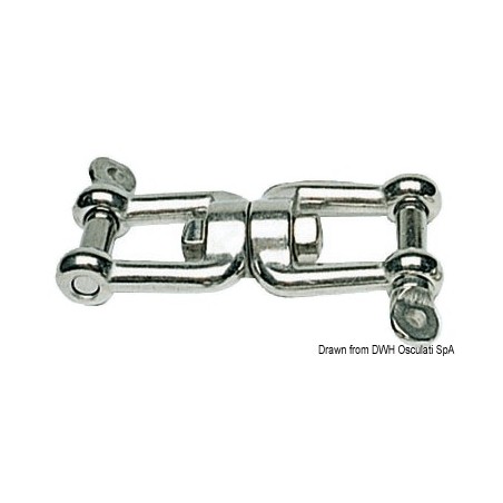 Emerillon manille-manille AISI 316 10 mm | EAN 8033137067198 Ref 01.429.02
