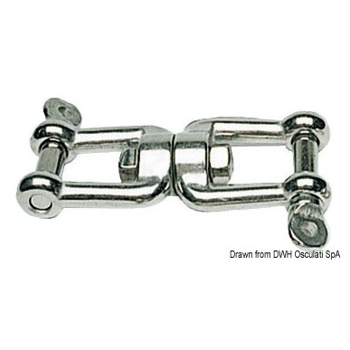 Emerillon manille-manille AISI 316 10 mm | EAN 8033137067198 Ref 01.429.02