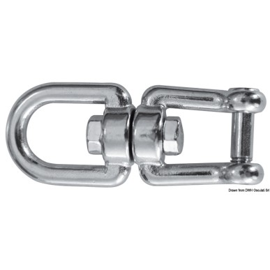 Emerillon double oeillet AISI 316 6 mm | EAN 8033137202087 Ref 01.438.00