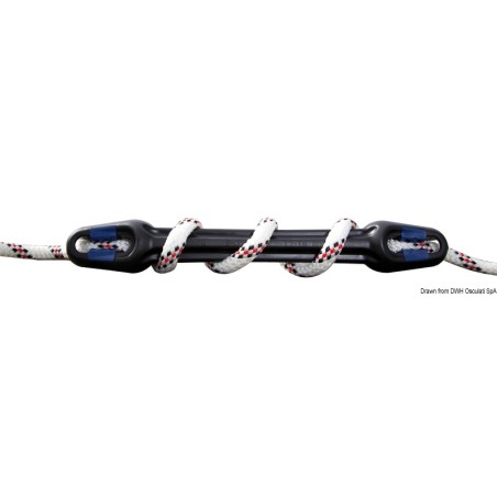 Amortisseur d'amarrage Unimer U-cleat 416 mm | EAN 7332067001229 Ref 01.495.12