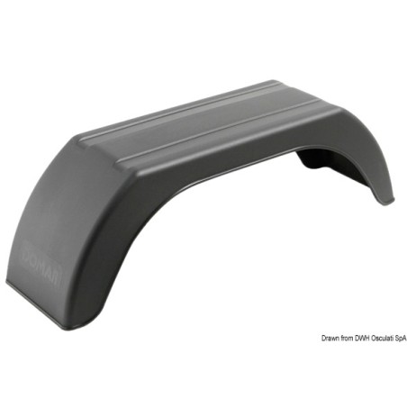 Garde-boue Moplen, roues 8" | EAN 8033137067860 Ref 02.012.02