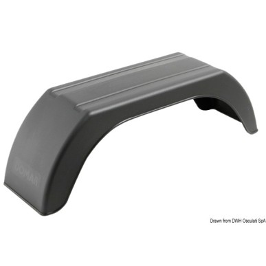 Garde-boue Moplen, roues 8" | EAN 8033137067860 Ref 02.012.02