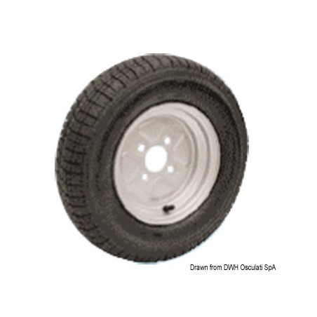 Roues pneum. p. chariots grand vitesse 145/10" | EAN 8033137067938 Ref 02.013.09
