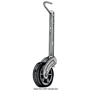 Roue jockey fixe 35 mm | EAN 8033137067969 Ref 02.014.56