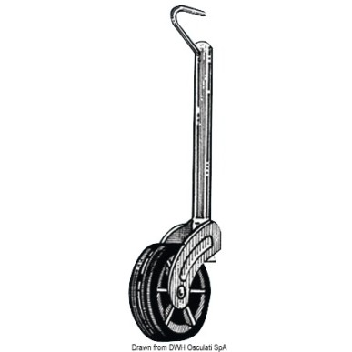 Roue jockey fixe 35 mm | EAN 8033137067969 Ref 02.014.56