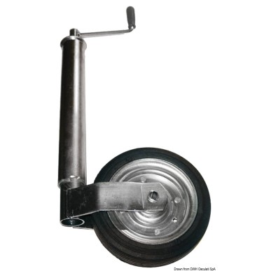 Roue jockey réglable Ø 60 mm | EAN 8033137068010 Ref 02.016.52