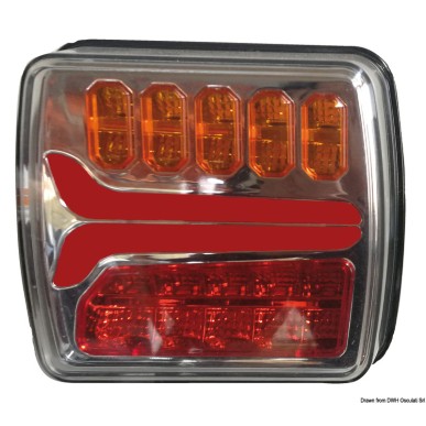 Feu arrière gauche LED dynamique | EAN 8033137202124 Ref 02.021.29