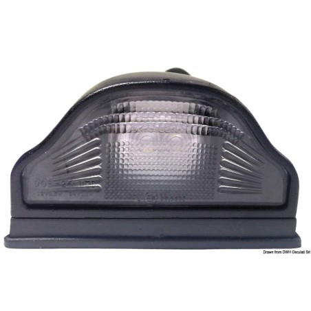 Feu arrière LED plaque | EAN 8033137202179 Ref 02.021.36