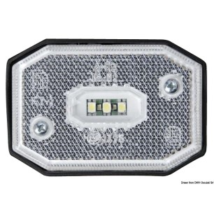 Feu avant LED lumière blanche | EAN 8033137202186 Ref 02.021.40