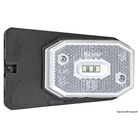 Feu avant LED + étrier lumière blanche | EAN 8033137202209 Ref 02.021.42