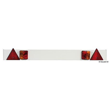 Barre arrière plastique + feux 120 cm | EAN 8033137068300 Ref 02.023.15