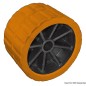 
Roue centrale orange 75 mm Ø trou 15 mm 
