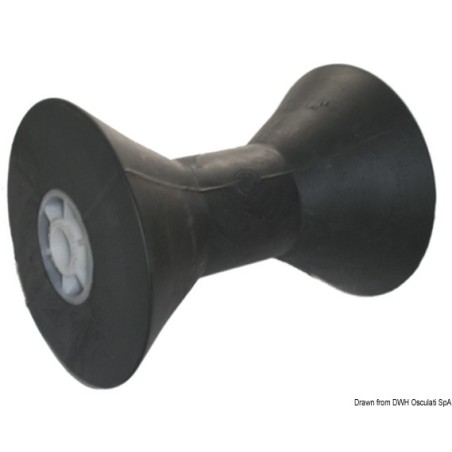 Roue centrale noir 205 mm Ø trou 21 mm | EAN 8033137068591 Ref 02.029.11