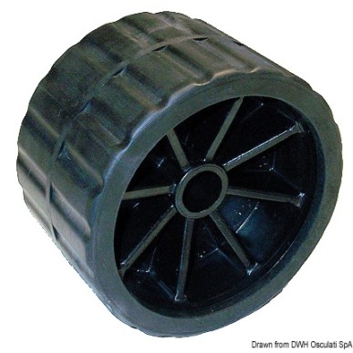 Roue latérale noir Ø trou 18,5 mm | EAN 8033137068614 Ref 02.029.13