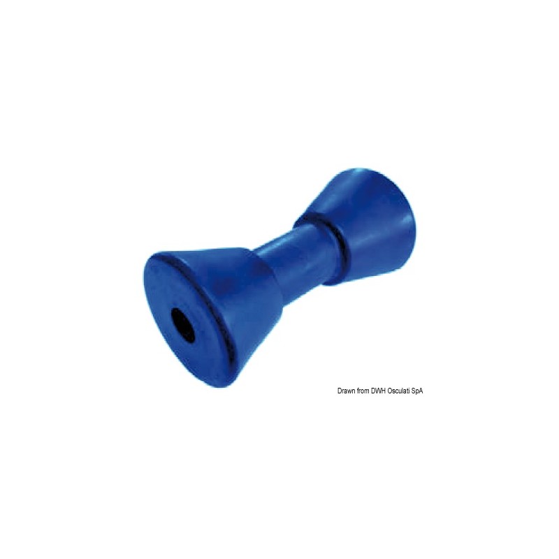 
Roue centrale bleu 190 mm Ø trou 21 mm 
