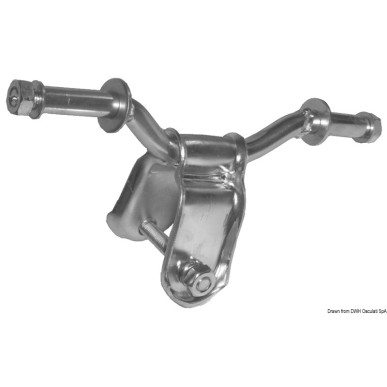 Etrier roue latérale rehaussé 40 mm | EAN 8033137068751 Ref 02.029.33
