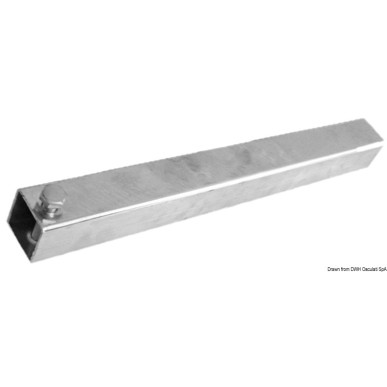 Tube roues latérales 40 x 40 mm | EAN 8033137068812 Ref 02.029.51