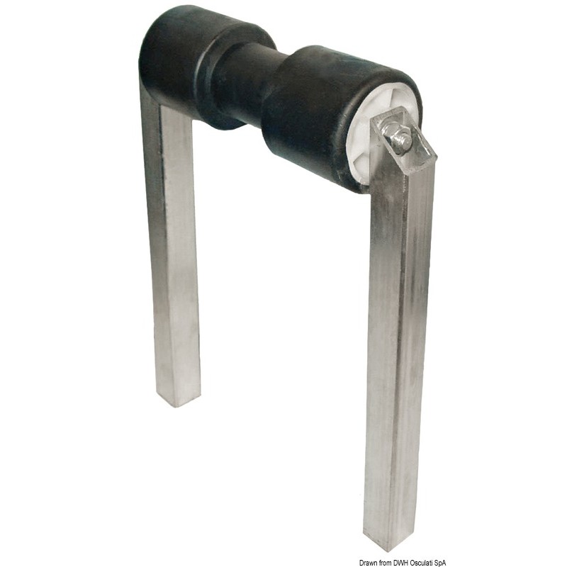 
Roue central grand section tube 30 x 30 mm 
