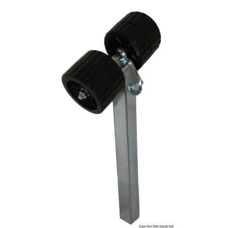 Rouleau latéral tube carré 40 mm | EAN 8033137069123 Ref 02.031.17