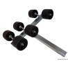 
Rouleau pivotant 40 mm 6 rouleaux 
