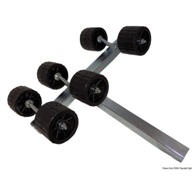 Rouleau pivotant 40 mm 6 rouleaux | EAN 8033137069178 Ref 02.031.25