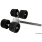 
Rouleau pivotant 4 rouleaux droit 40 mm 
