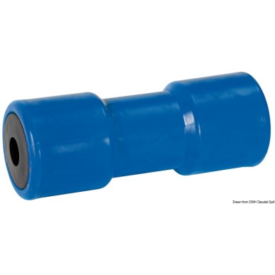 Roue centrale bleu 200 mm Ø trou 21 mm | EAN 8033137069291 Ref 02.032.09