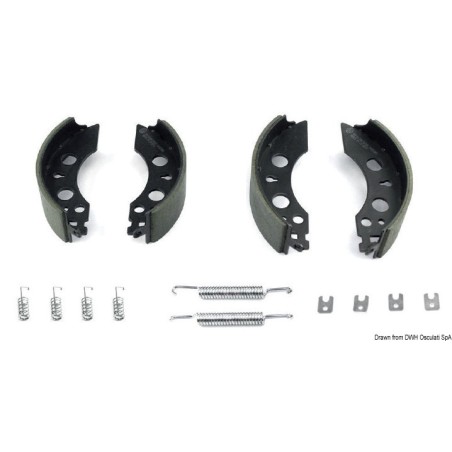Kit freins remorque Knott 203216-47 203x40 | EAN 8033137069437 Ref 02.035.12