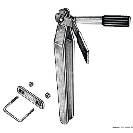 Support proue complet H 50 cm | EAN 8033137069574 Ref 02.040.37