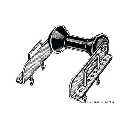 Rouleau basculant arrière 60 mm | EAN 8033137069604 Ref 02.040.71
