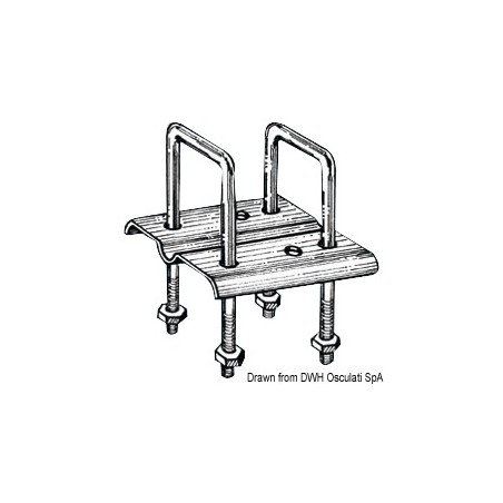 Etrier droite de fixation rouleau | EAN 8033137069642 Ref 02.040.78