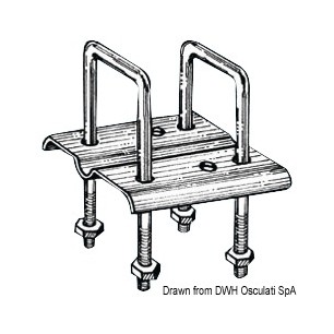 Etrier gauche de fixation rouleau | EAN 8033137069659 Ref 02.040.79