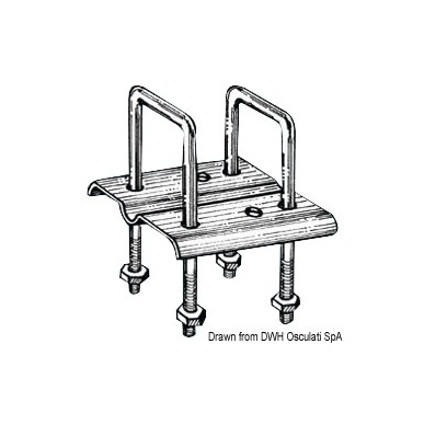 Etrier gauche de fixation rouleau | EAN 8033137069659 Ref 02.040.79