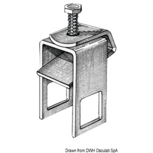 Etrier de fixation rouleau 40 x 60 mm | EAN 8033137069666 Ref 02.040.80