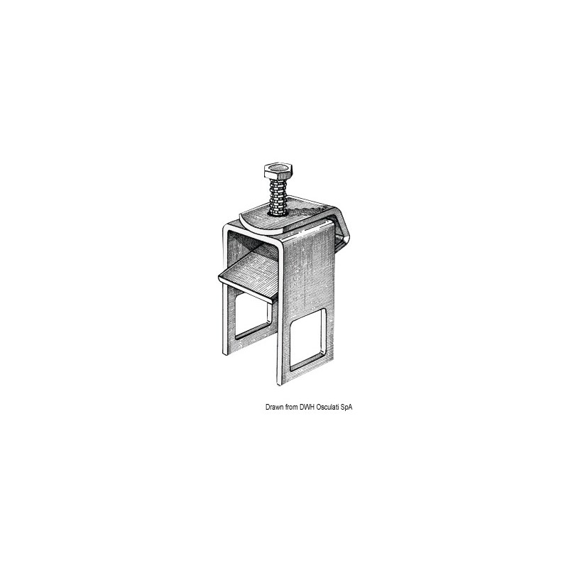 
Etrier de fixation rouleau 40 x 60 mm 
